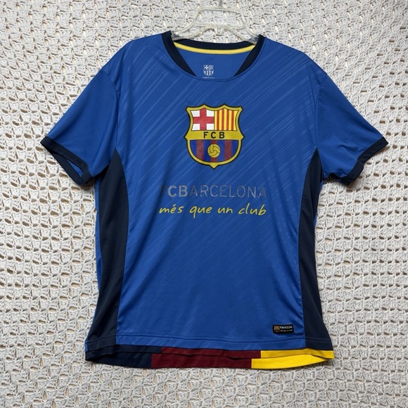 Fc Barcelona Other - FC Barcelona Futbol Soccer Jersey Shirt Mens Sz XL Short Sleeve Mas Que Un Club